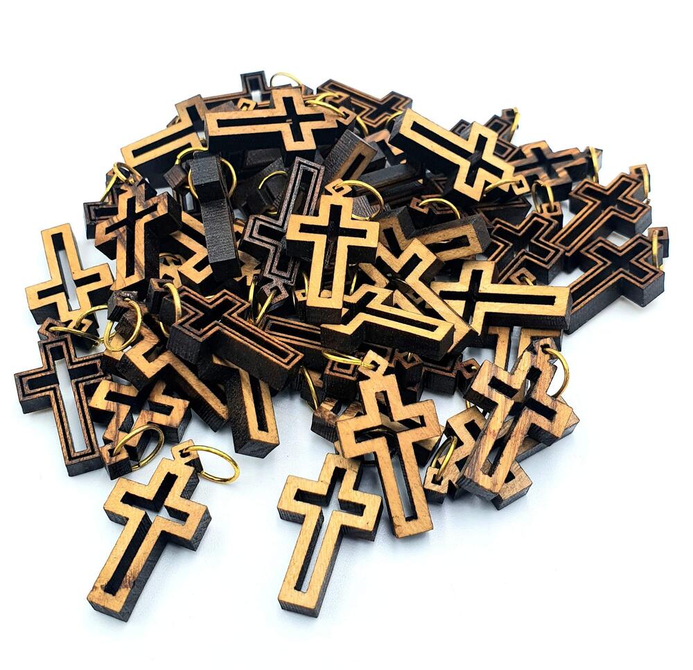 1743 Olive Wood Charms / Pendants, Wood